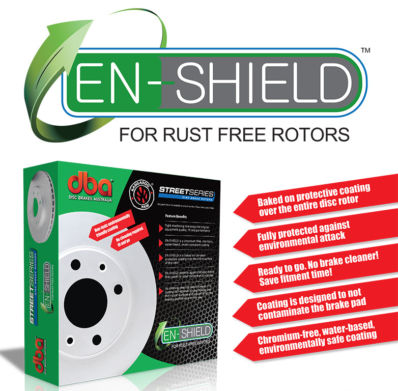 Street Standard En-Shield Coated Rear Brake Rotor for the Mazda MX-5 (ND1 & ND2 - 2.0L Engine)