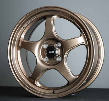 Konig Hyperspec- Matte Bronze - 17x9 - 4x100 - ET45
