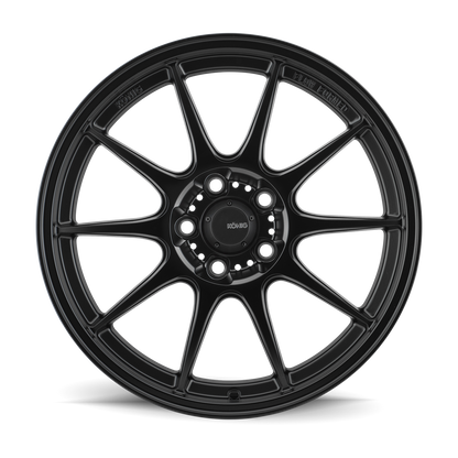Konig Dekagram Wheels (Set of 4) - Semi Matte Black - 15x8 - 4x100 - ET25