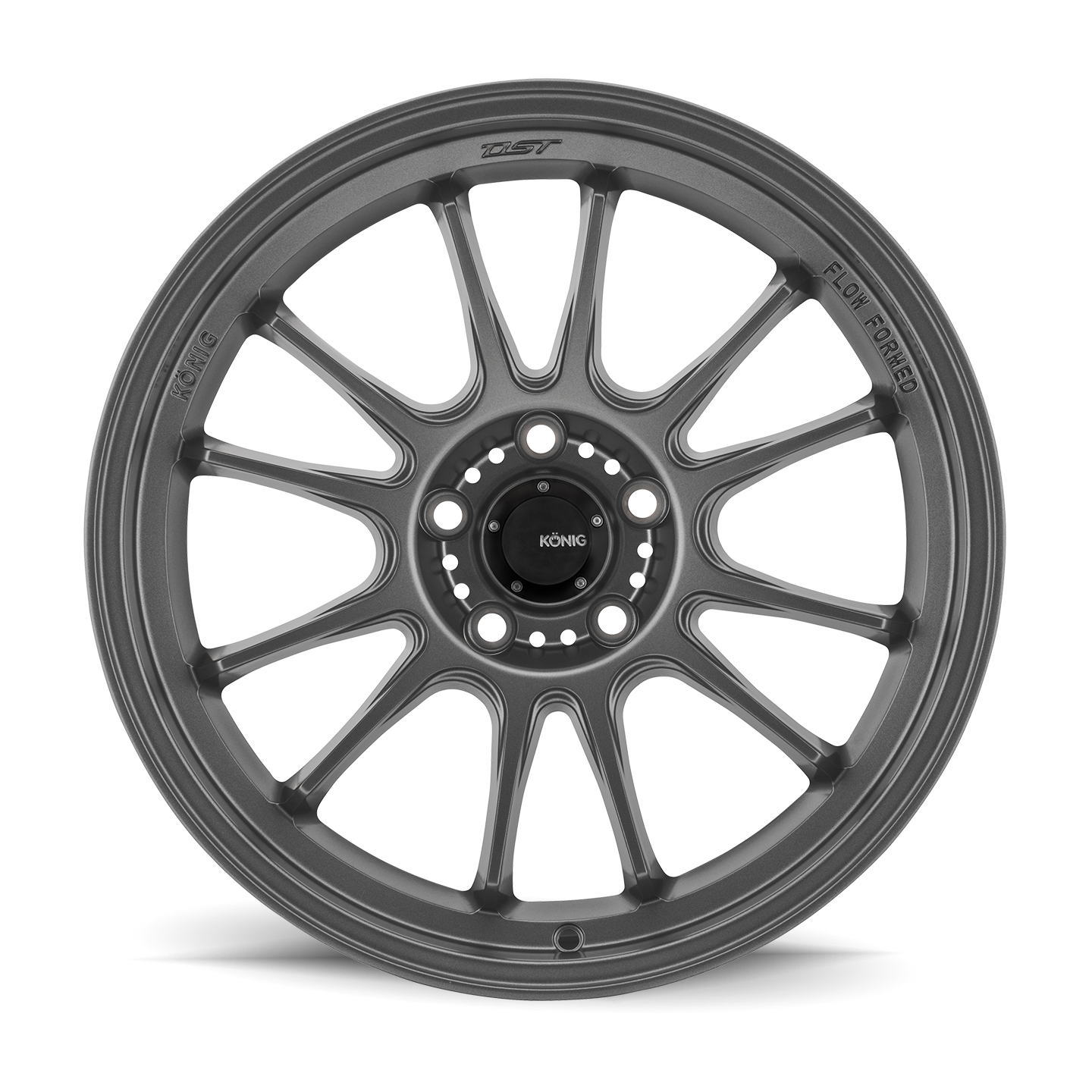 Konig Hypergram Wheels (Set of 4) - Matte Grey - 17x8 - 4x100 - ET45
