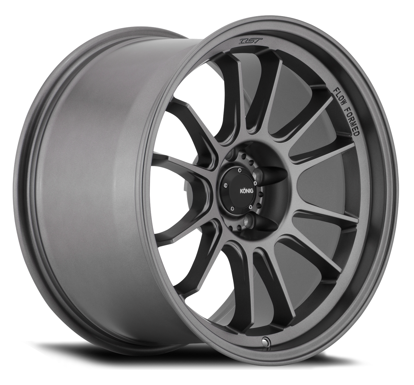 Konig Hypergram Wheels (Set of 4) - Matte Grey - 17x8 - 4x100 - ET45