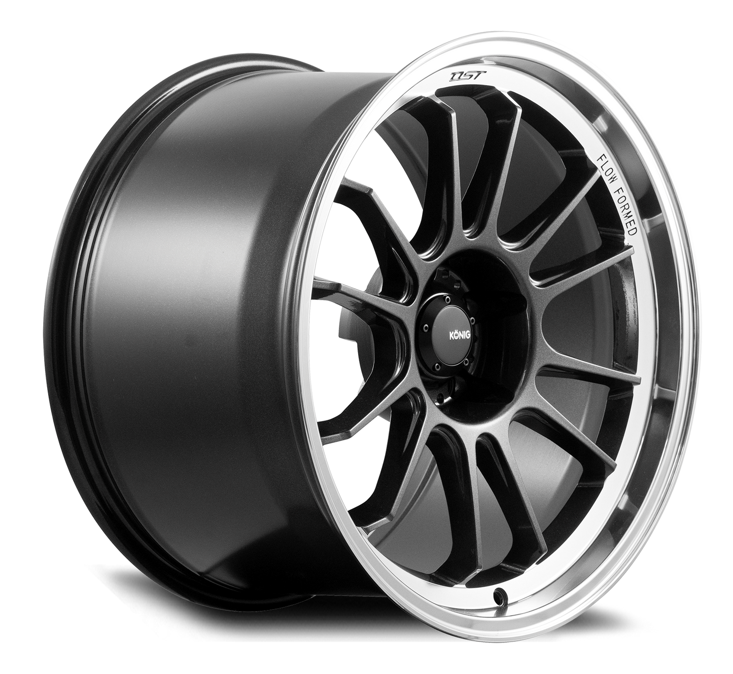 Konig Hypergram Wheels (Set of 4) - Metallic Carbon - 17x8 - 4x100 - ET45