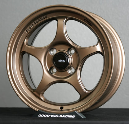 Konig Hyperspec- Matte Bronze - 15x8 - 4x100 - ET35