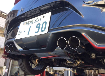 AVO 2.5" Stainless Steel Performance Exhaust System - Quad Exhaust Tips for the Mazda MX-5 (ND1 & ND2 - 2.0L Engine)